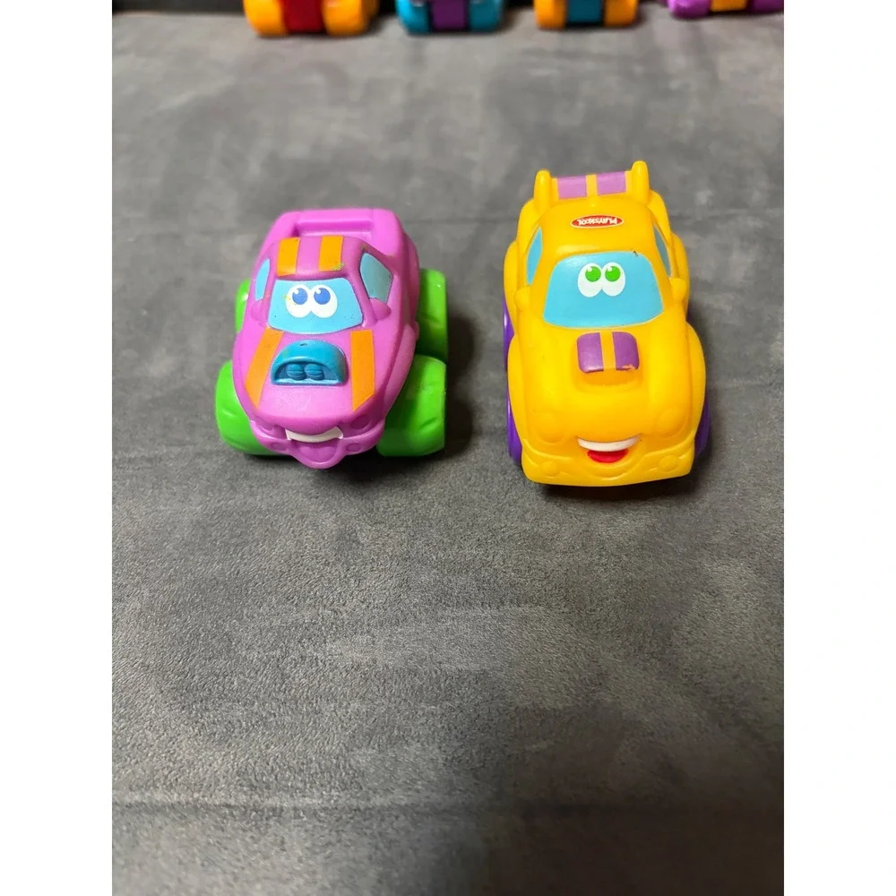 Playskool Lil Chuck & Friends 10 Chunky Mini car Soft Vehicles Toddler Preschool